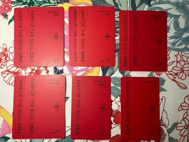 Bts varias photocards