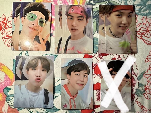 Bts varias photocards