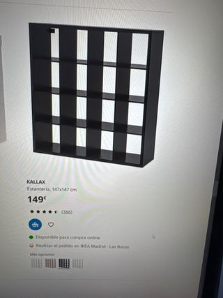 mueble estanteria kallax. Sólo mueble.