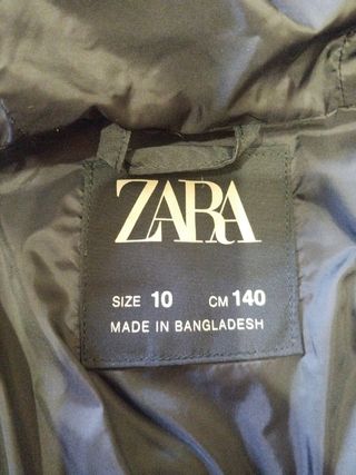 Abrigo niño Zara