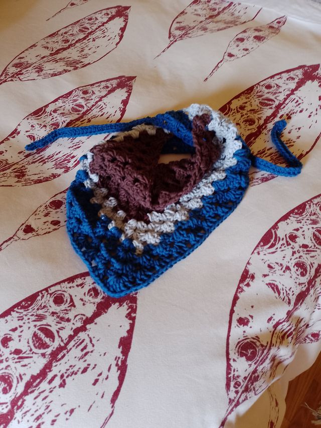 Pañoleta ganchillo colores