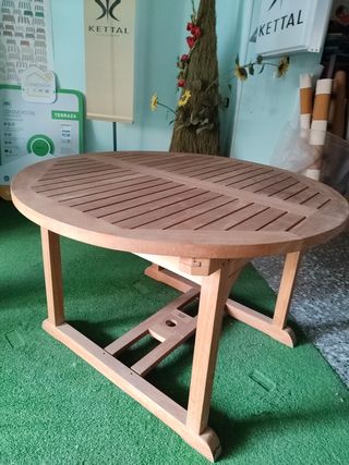 Conjunto de mesa y 4 sillas auténtica Teka
