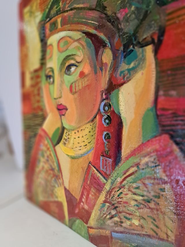 Pintura "madre primeriza"