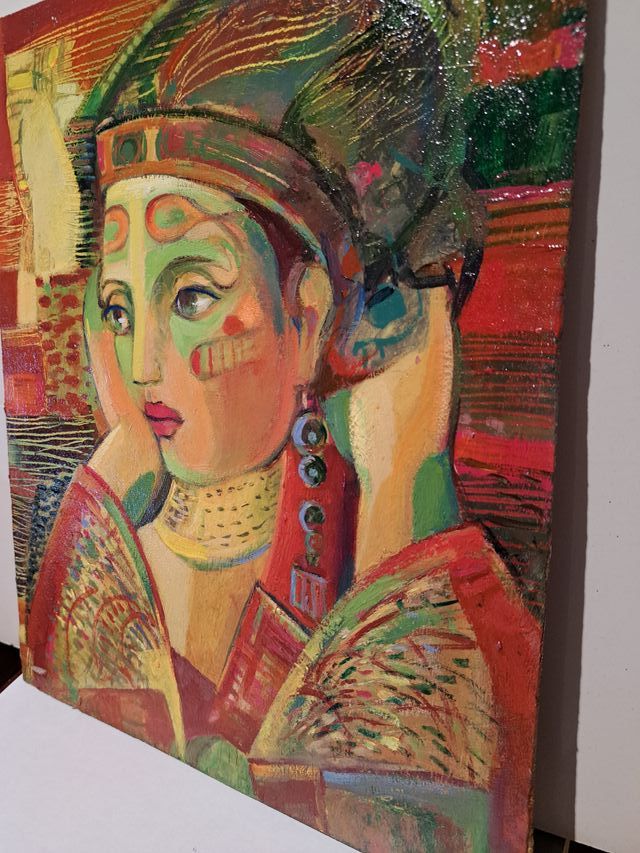 Pintura "madre primeriza"