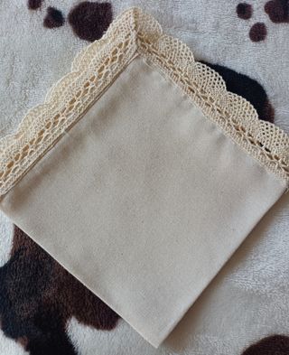 Juego Mantel y Servilletas Artesanal 