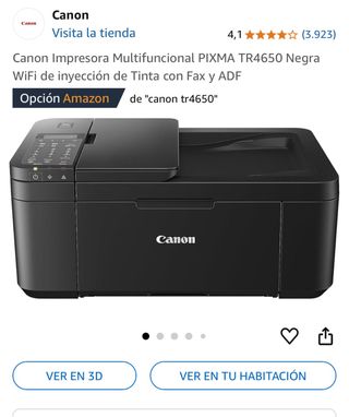 Canon Tr4650 impresora