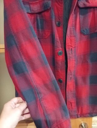 Cazadora tipo camisa para hombre 