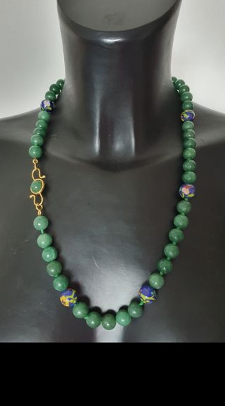 Collana in oro 750 e pietre naturali 