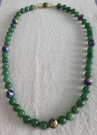 Collana in oro 750 e pietre naturali 