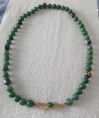 Collana in oro 750 e pietre naturali 