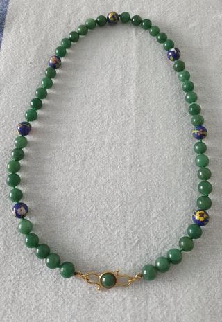 Collana in oro 750 e pietre naturali 