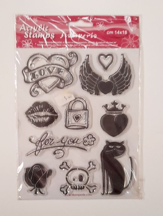 18 timbri in silicone da montare cuori