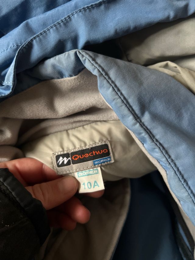 Mono esqui snow niño niña azul