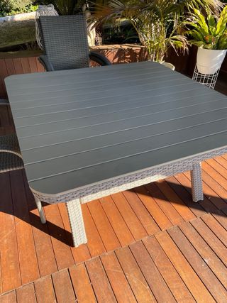 Mesa exterior terraza