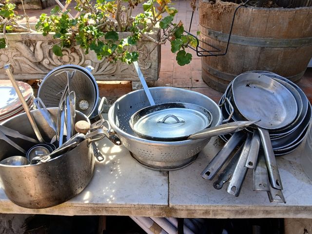 Lote de sartenes,utensilios de cocina