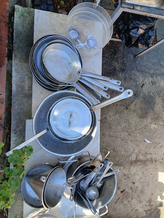 Lote de sartenes,utensilios de cocina