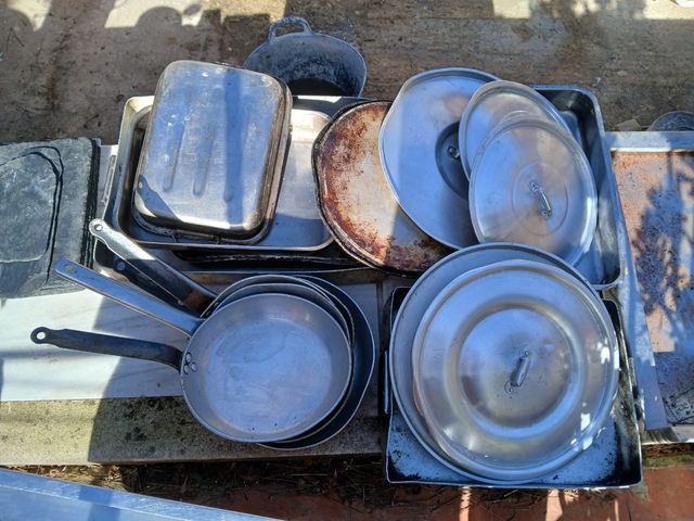 Lote de sartenes,utensilios de cocina