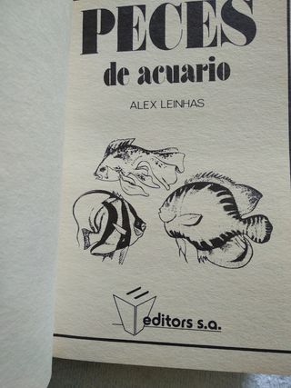 Libro,,,PECES DE ACUARIO ,,oferta,,,