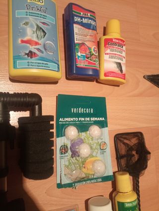 Accesorios mantenimiento acuario