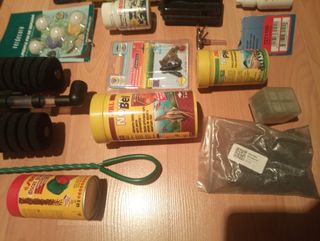 Accesorios mantenimiento acuario
