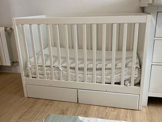 Cuna STUVA IKEA adaptada colecho