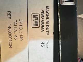 Zapato seguridad Magnun Duty Negro