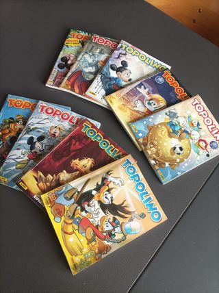 9 giornalini Topolino nuovi, mai letti