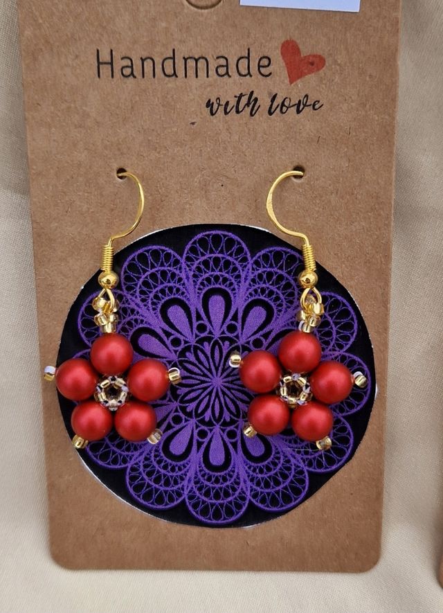 Orecchini fatti a mano con Swaroski