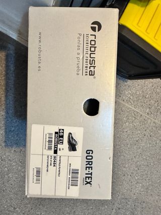 Zapato seguridad Robusta GTX Negro talla 45