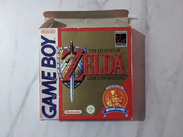 The Legend of Zelda Links Awakening Game Boy Box
