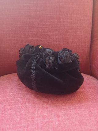 Bolso de boda o celebración negro