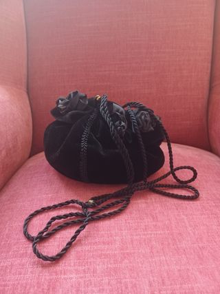 Bolso de boda o celebración negro