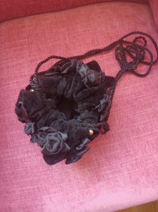 Bolso de boda o celebración negro