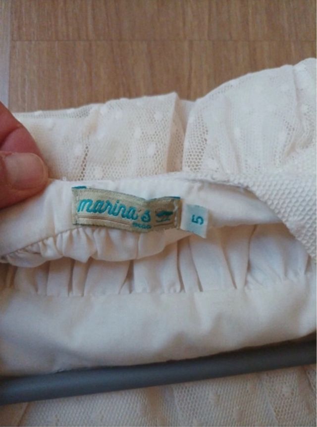 Vestido ceremonia plumeti