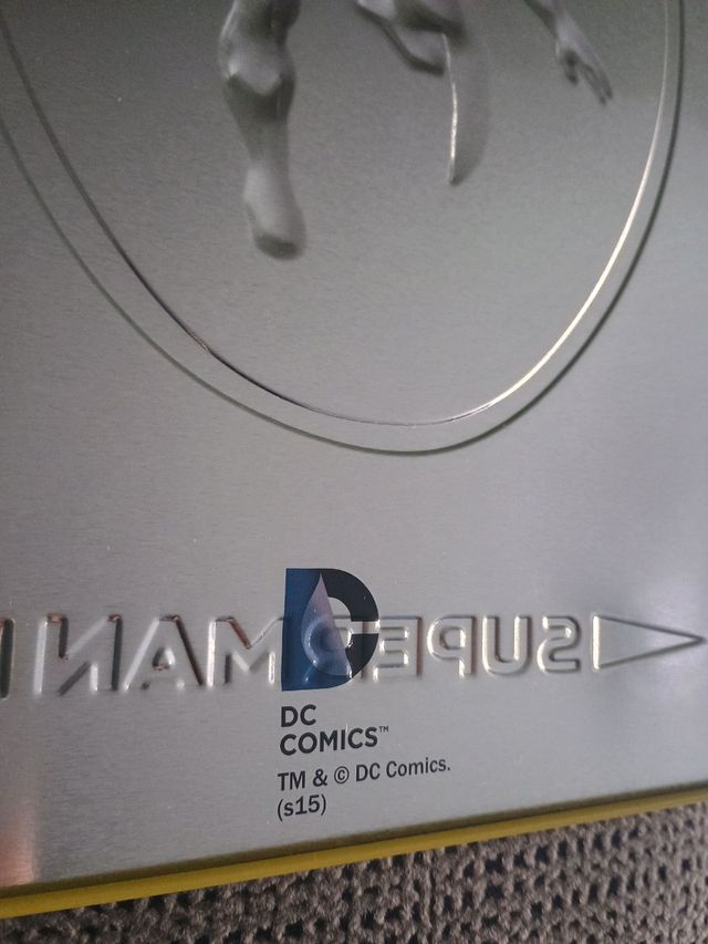 Placa metálica Superman