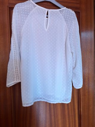 Blusa blanco roto
