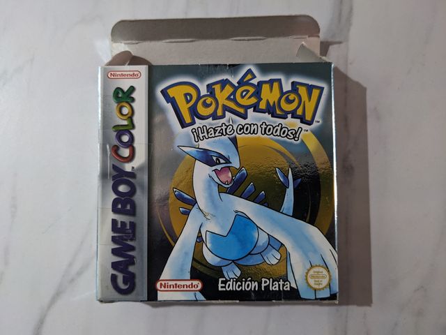 Caixa Pokémon Prata Game Boy Color