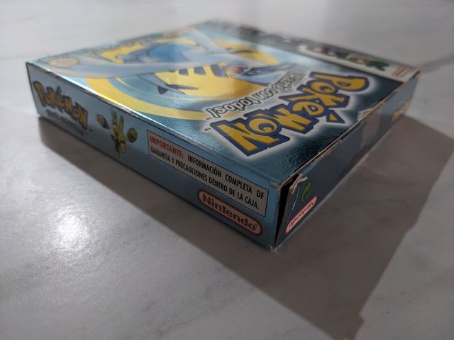 Caixa Pokémon Prata Game Boy Color