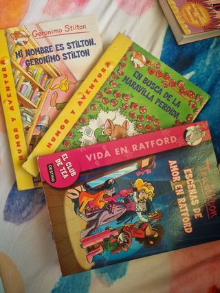 Libros Geronimo y Tea Stilton