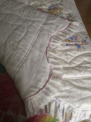 2 Edredónes verano, invierno para cama 1.05cm 
