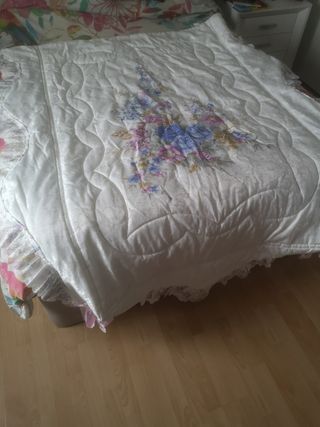 2 Edredónes verano, invierno para cama 1.05cm 