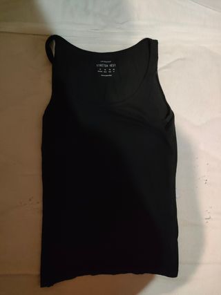 Camiseta de tirantes negra