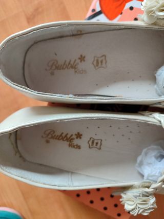 Zapatos en piel para comunión