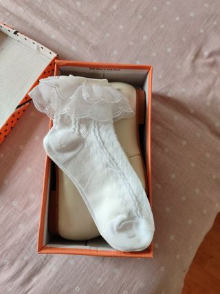 Zapatos en piel para comunión