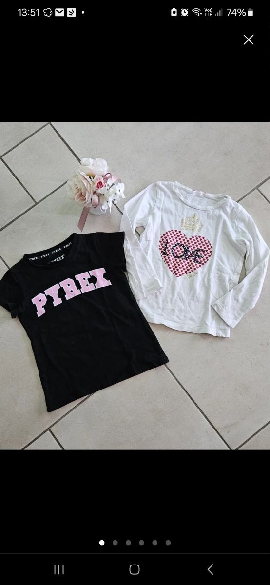 SET 2 MAGLIE BAMBINA LIU JO E PYREX