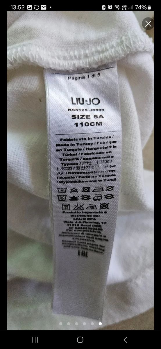 SET 2 MAGLIE BAMBINA LIU JO E PYREX