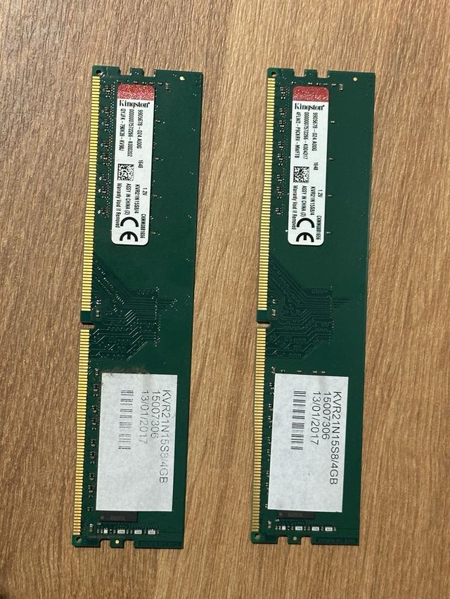 Ram 8gb 2x4gb DDR4 