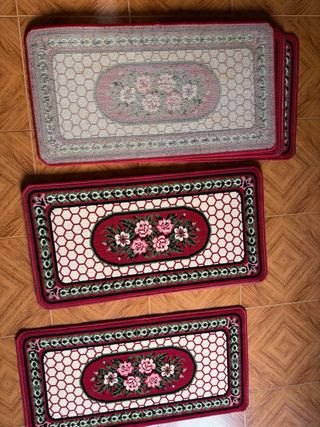 Alfombra oriental 60x110 Vintage roja