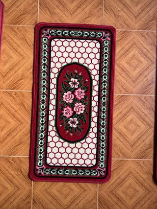 Alfombra oriental 60x110 Vintage roja