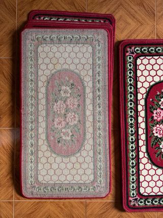 Alfombra oriental 60x110 Vintage roja